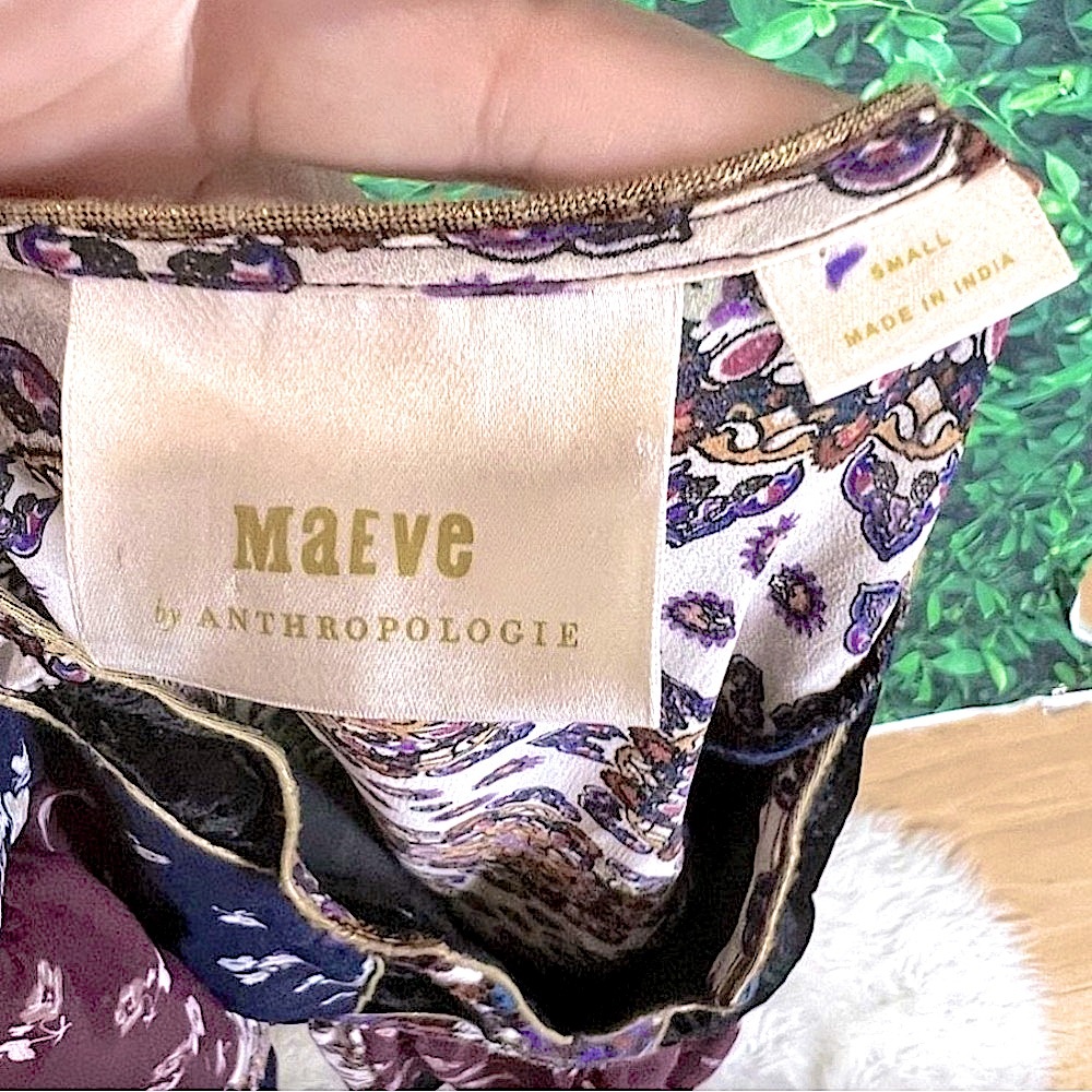 NWOT ANTHROPOLOGIE MAEVE Quartier Dress (S) - Picture 8 of 8